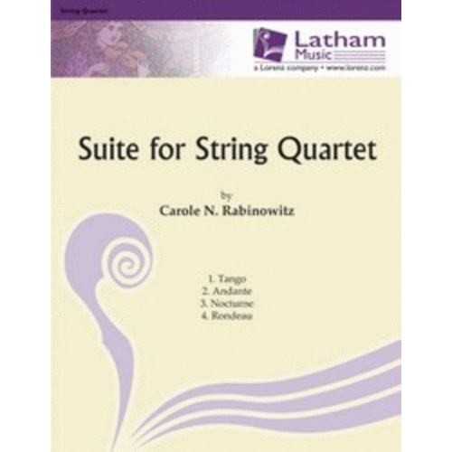 Rabinowitz - Suite For String Quartet Parts (Set Of Parts) Book