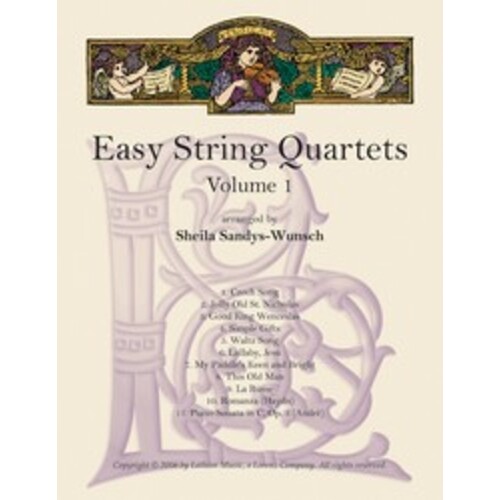 Easy String Quartets Vol 1 Arr Sandys-Wunsch (Music Score/Parts) Book