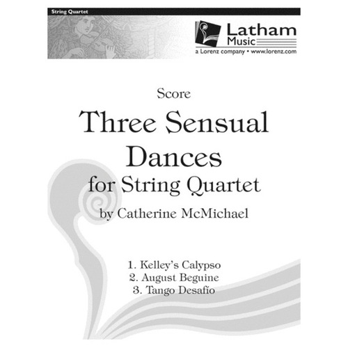 Sensual Dances 3 For String Quartet Score Book