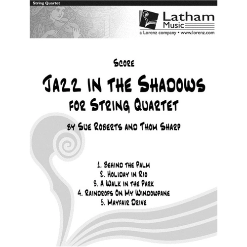 Jazz in the Shadows for String Quartet Score