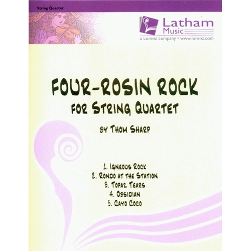 Four Rosin Rock For String Quartet Parts Book