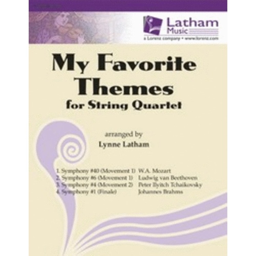 My Favourite Themes For String Quartet Score/Parts Book