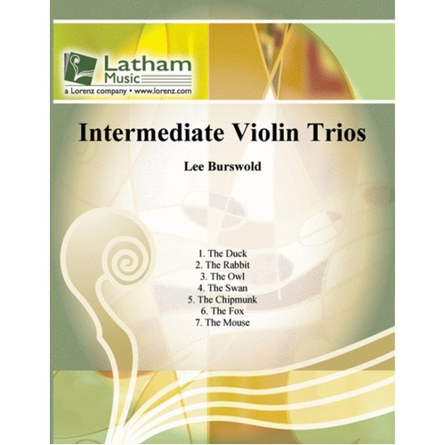 Intermediate Violin Trios Book