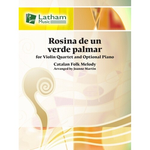 Rosina De Un Verda Palmar Violin Quartet (Music Score/Parts) Book
