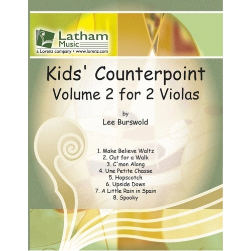 Burswold - Kids Counterpoint Vol 2 for 2 Violas
