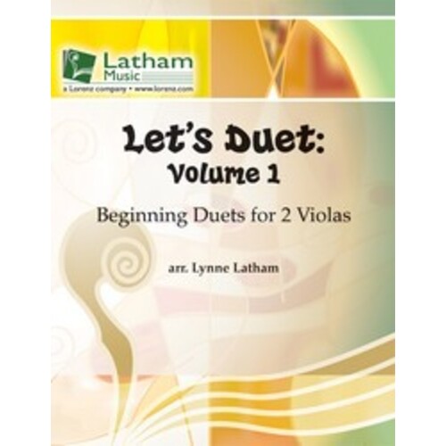 Lets Duet Vol 1 For 2 Violas (Softcover Book)