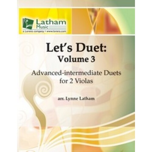 Lets Duet Vol 3 For 2 Violas (Softcover Book)