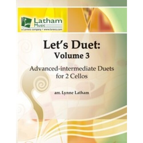Lets Duet Vol 3 For 2 Cellos (Softcover Book)