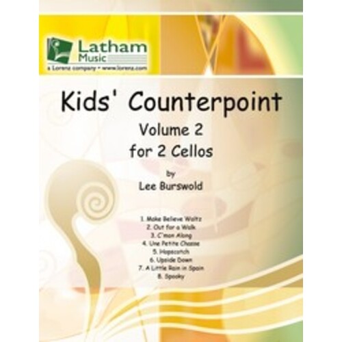 Kids Counterpoint Vol 2 For 2 Cellos (Softcover Book)