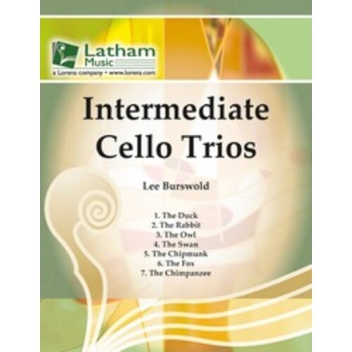 Intermediate Cello Trios Score/Parts Book