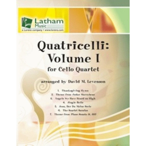 Quatricelli Vol. 1 for Cello Quartet Arranged by Levenson