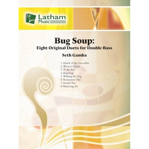 Bug Soup 8 Original Duets For Double Bass (Softcover Book)