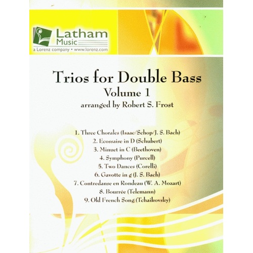 Trios For Double Bass Arr Frost Book 1 Score/Parts Book