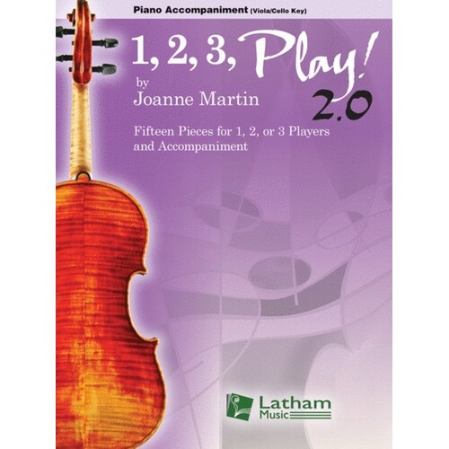 1, 2, 3, Play! 2.0 - Piano Accomp Viola/Cello Key (Softcover Book)