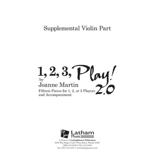 1, 2, 3, Play! 2.0 Supplemental Violin Part (Softcover Book)