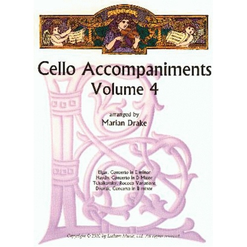 Cello Accompaniments Arr Drake Vol 4 Book
