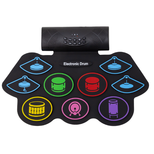 Lorden LMD-862 Electronic Drum Pad - 5 Piece Kit with 9 Pads, Bluetooth, Rechargeable Battery, Record & Playback, USB MIDI Ready