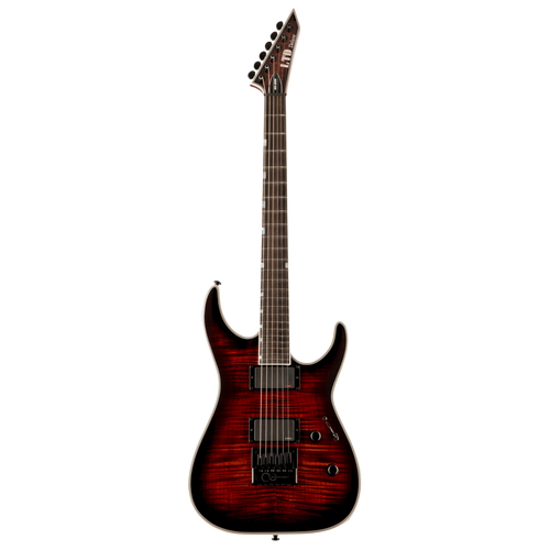 LTD MH-1000 EverTune Dark Brown Sunburst Electric Guitar