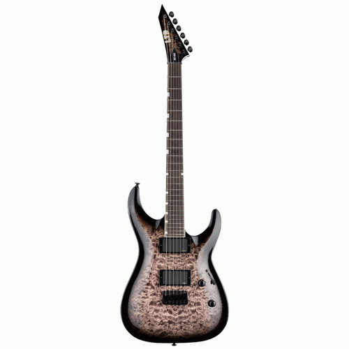 ESP LTD MH-400HT QM See Thru Black Sunburst Electric Guitar