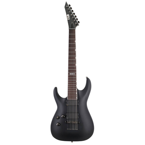 ESP-LTD MH-417 7 String Black Satin Left Handed