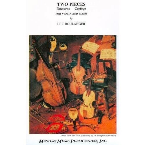 Boulanger - 2 Pieces Nocturne And Cortege Violin/Piano (Softcover Book)