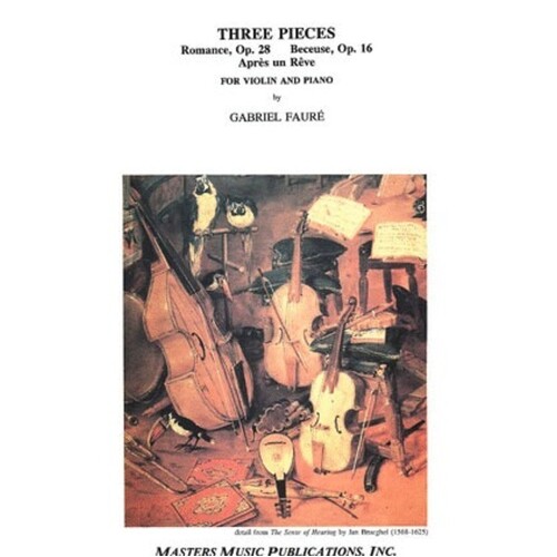 Three Pieces Arr Bachmann Violin And Piano Book