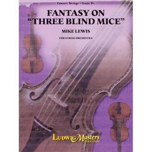 Fantasy On Three Blind Mice So3.5 Score/Parts Book