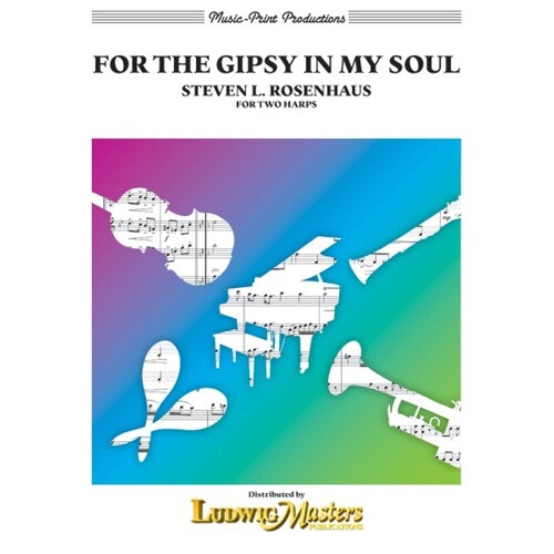 Rosenhaus - For The Gipsy In My Soul Harp Duet (Softcover Book)