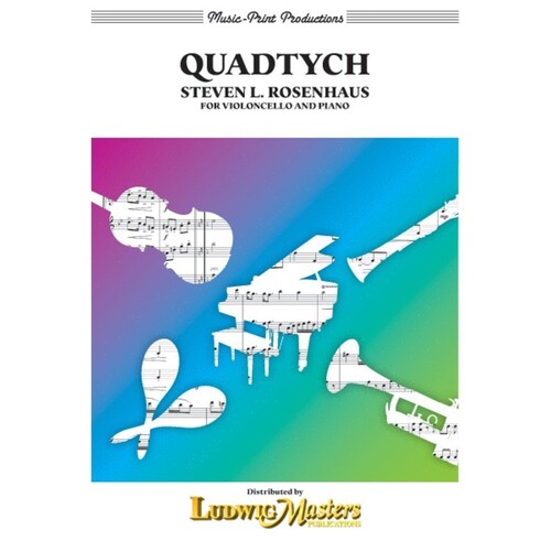 Rosenhaus - Quadtych For Cello/Piano (Softcover Book)