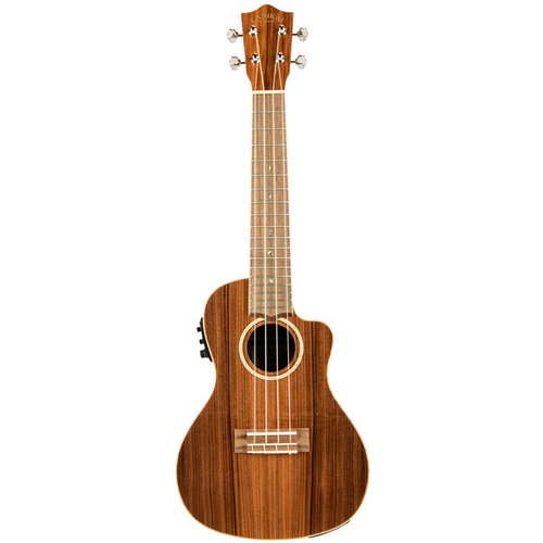 Lanikai Morado Series All Solid Concert AC/EL Ukulele with Fishman Kula Preamp and Case