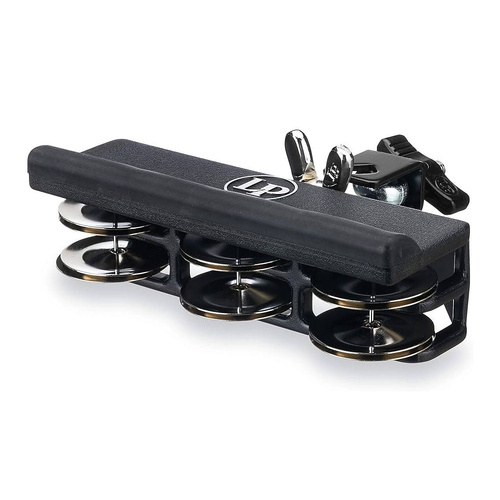 LP Jam Tamb with Nickel-Plated Steel Jingles and Rubber Striking Surface