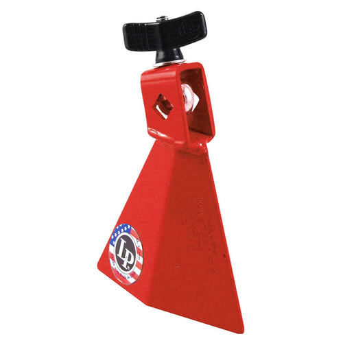 LP Jam Bell Low Pitch - Red 4" Mountable Cowbell with Eye Bolt Assembly