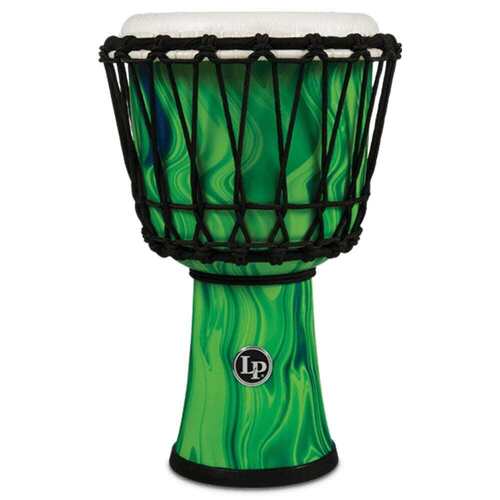 LP 7" Rope Djembe Green Marble LP1607GM