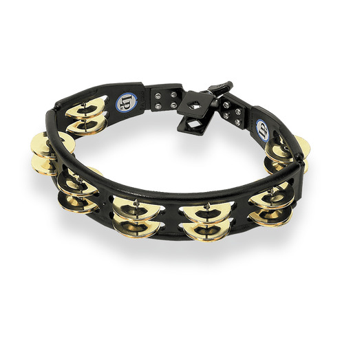 LP Cyclops Brass Black Mount Tambourine