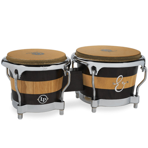 LP E-Class Bongos Oak Shell Walnut/Natural Chrome
