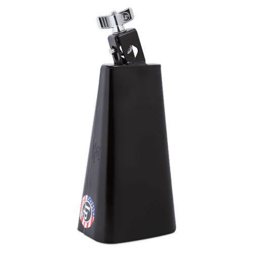 LP QBA2 Cuban Timbale Cowbell, 8" Mountable, Black, Medium Pitch, Made in USA