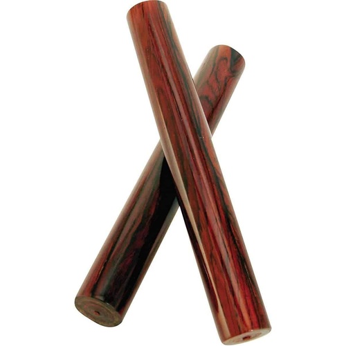LP Grenadilla Wood Clave - 8" L x 1.25" W, Kiln-Dried Exotic Hardwood, Ideal for Studio & Live Music, Essential for Latin Rhythms