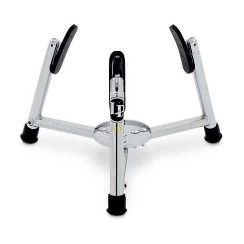 LP Super Conga Stand - Heavy Gauge Steel, Adjustable Height, Rubber Shell Grippers, Removable Legs