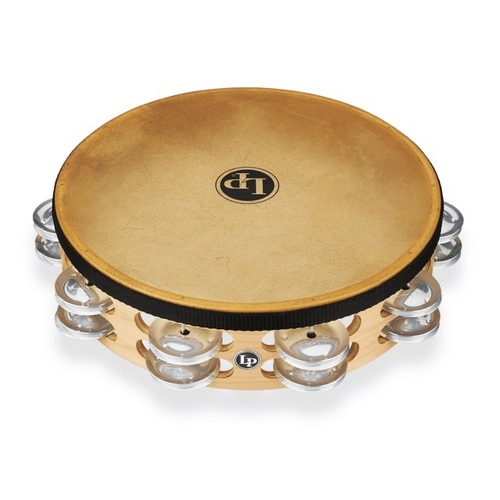 LP Pro 10" Double Row Headed Tambourine - Aluminium