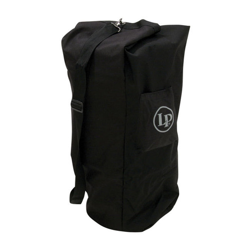 LP Padded Conga Bag Black - High-Strength Nylon, Adjustable Strap, Outer Pocket, 27.5"W x 38"H x 18"D, Fits Most Congas