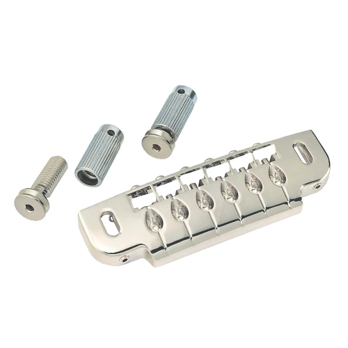 Gotoh LP JUNIOR Style Bridge/Tailpiece Assembly Chrome