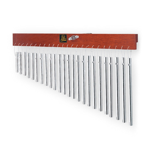 LP Aspire Bar Chimes 24 Bars Single Row Alloy Chimes with Nylon Ties on Hardwood Bar