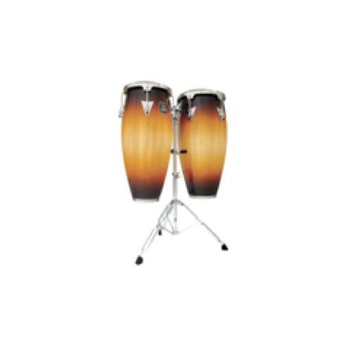 LP Aspire 10" & 11" Havana Conga Set with Double Stand