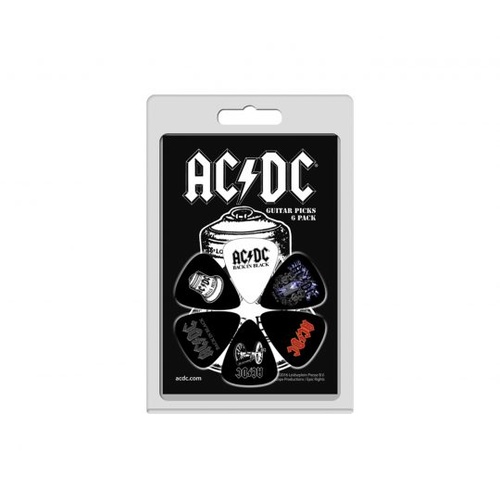 Perris ACDC 6 Pack Offical Licensed Picks