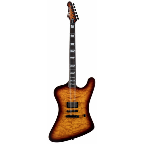 ESP LTD PHOENIX 1001 QM CHBS Electric Guitar with Swamp Ash Body and Roasted Maple Neck