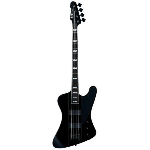 LTD Phoenix 1004 Bass Guitar with Mahogany Body, Macassar Ebony Fingerboard, EMG Pickups, 34” Scale, and Satin Finished Neck