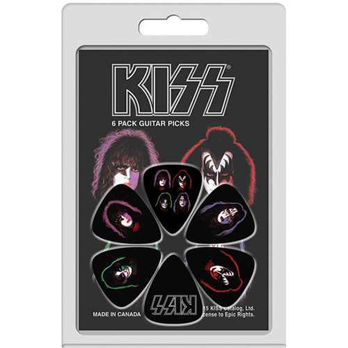 Perris 6-Pack KISS Licensed Guitar Picks