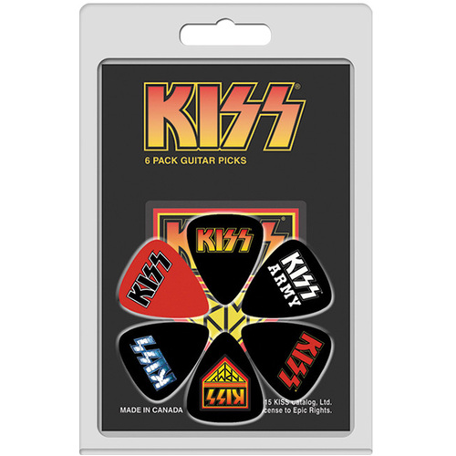 Perris KISS Licensed Guitar Picks 6-Pack