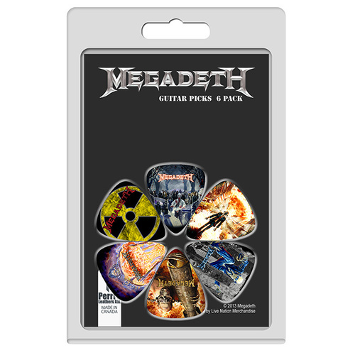 Perris Megadeth Licensed 6 Pack Picks