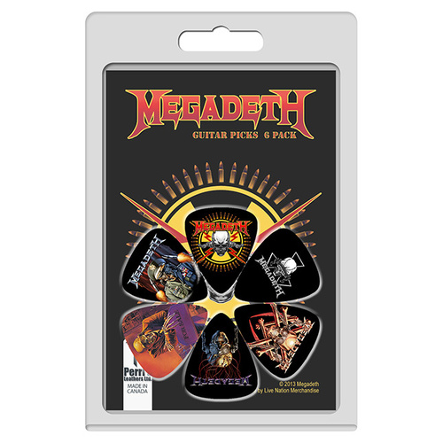 Perris Megadeth Licensed 6 Pack Picks